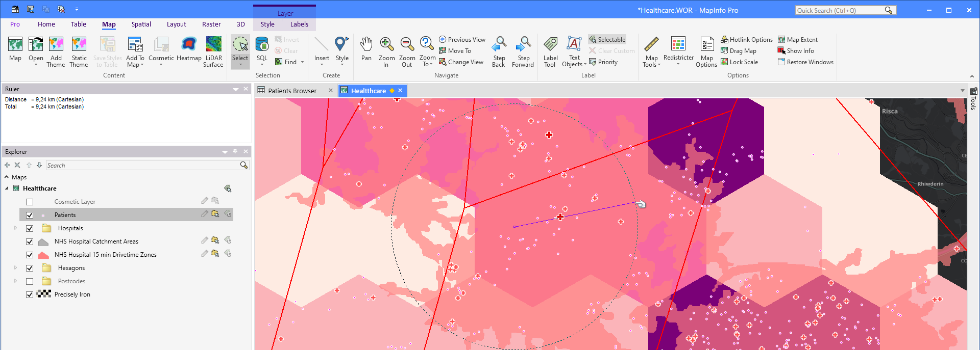 MapInfo Monday: Manually Selecting Records in the Map Window | MapInfo Pro