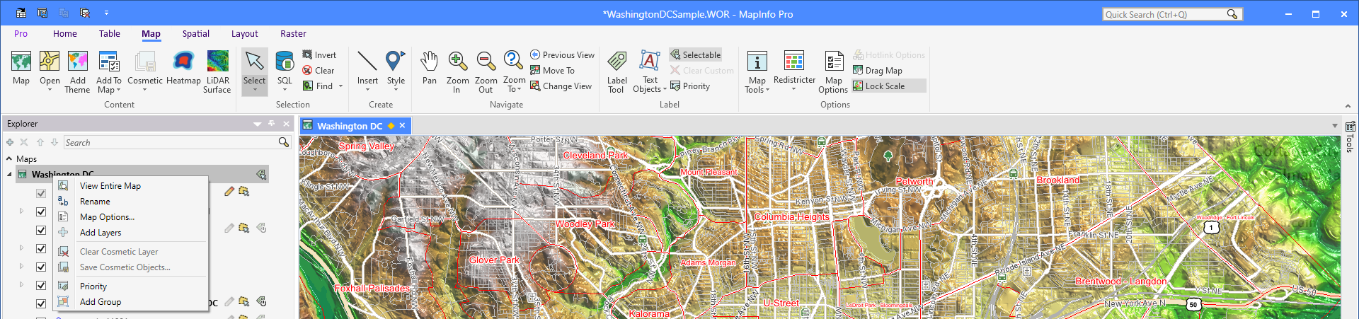 Mapinfo Map Layout MapInfo Monday: Zoom To | MapInfo Pro