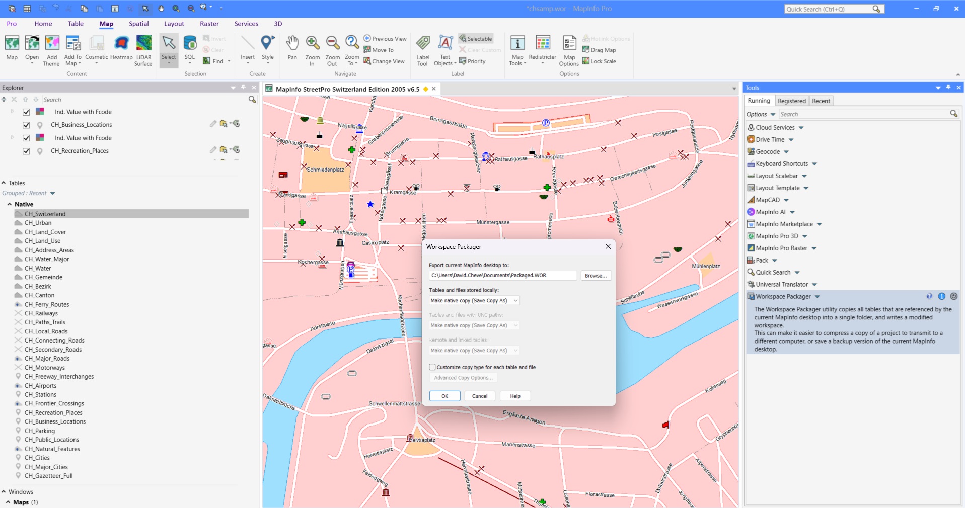 Workspace Packager