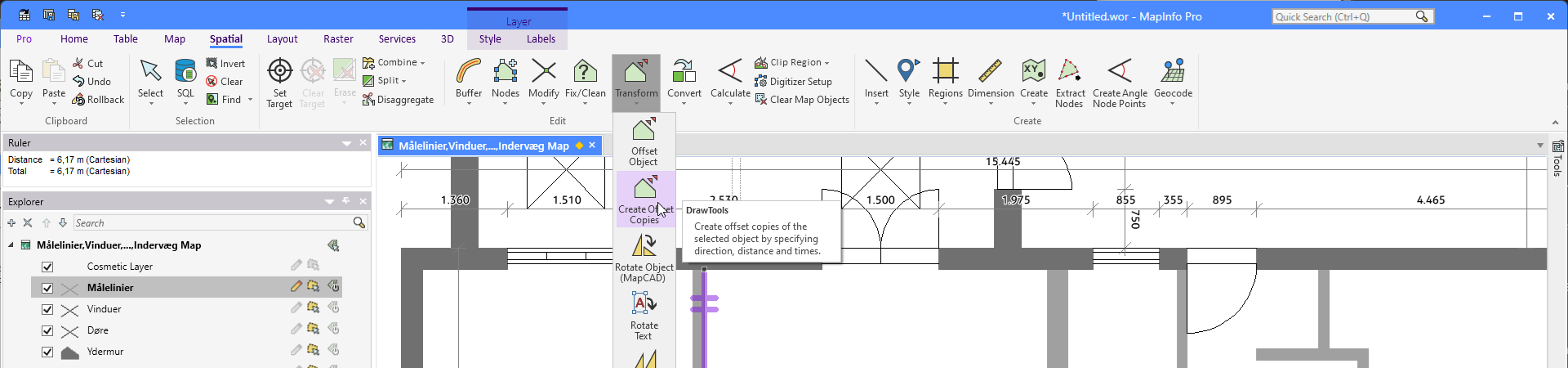 Offset Register Map MapInfo Monday: Offset Object Multiple Times | MapInfo Pro