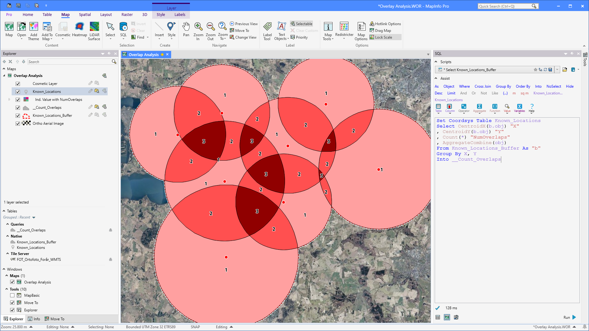 MapInfo Monday: Count Overlapping Objects | MapInfo Pro