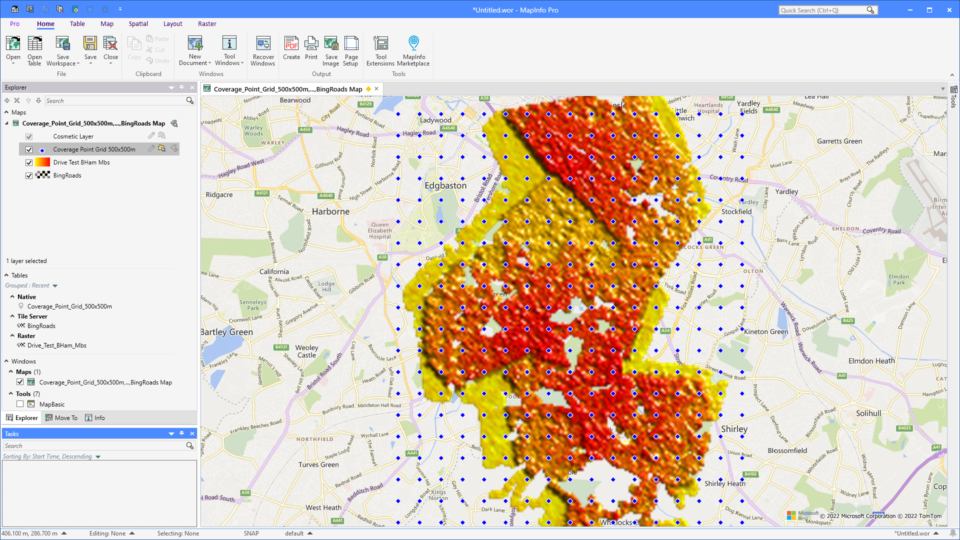 Vector Mapinfo Point MapInfo Monday: Enrich a Point Dataset with Values from a Raster Grid ...