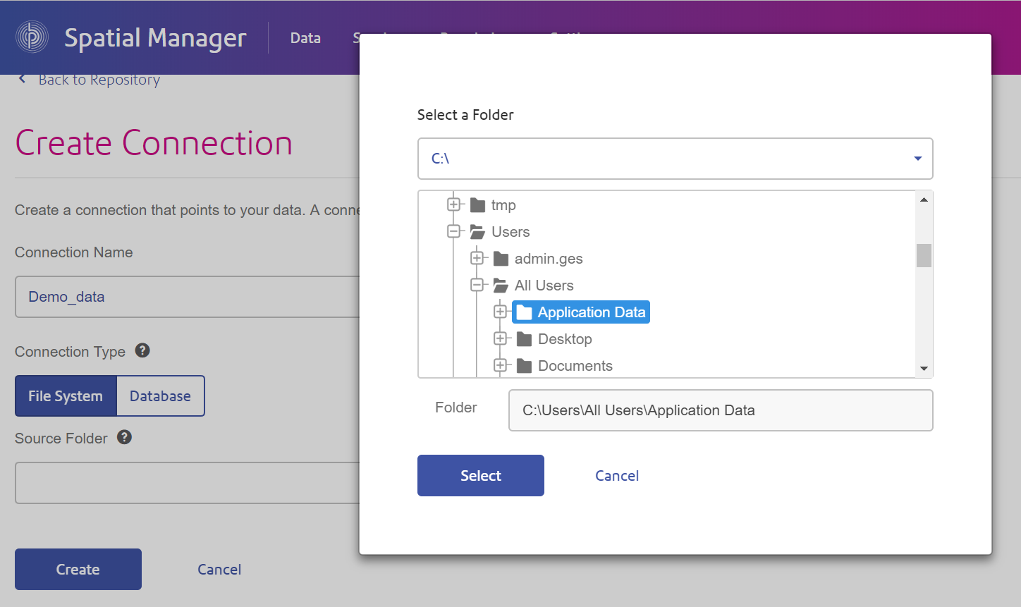 Create Connection File