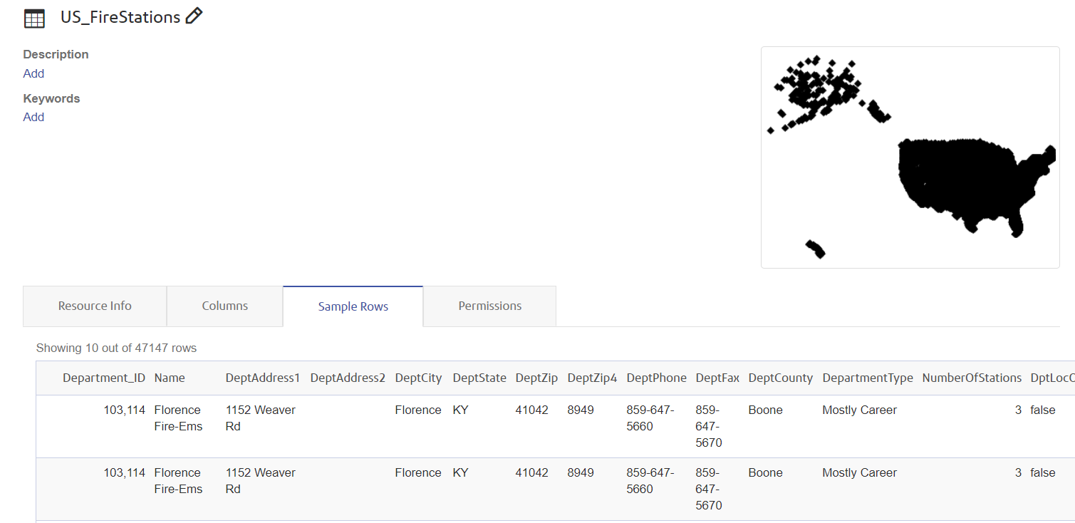 Firestation Data Preview