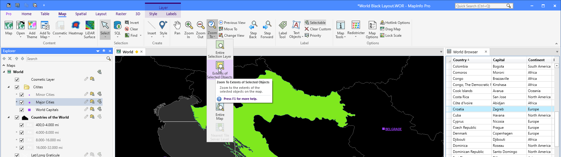 MapInfo Monday: Help! I'm Lost in my Map | MapInfo Pro