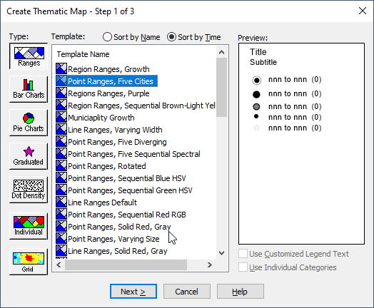 MapInfo Monday: Using a Symbol to illustrate Change on a Map | MapInfo Pro