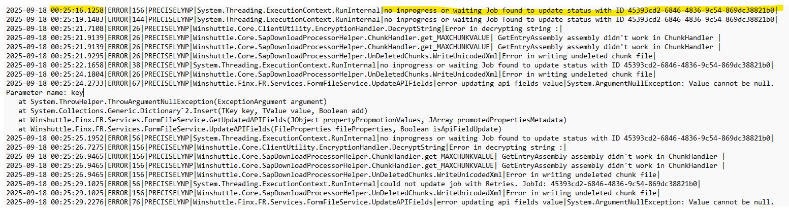Evolve job log when second job is created the first time