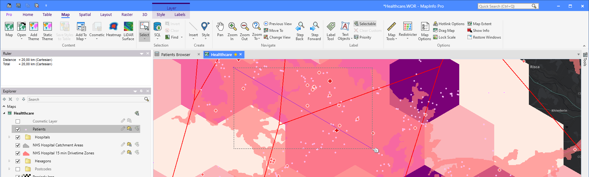 MapInfo Monday: Manually Selecting Records in the Map Window | MapInfo Pro