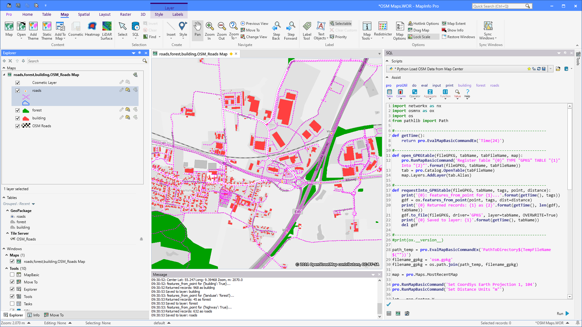 MapInfo Monday: Loading OSM Data into MapInfo Pro via Python | MapInfo Pro