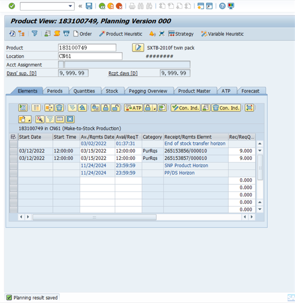 Create order for a SKU