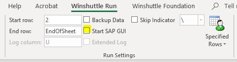 Start SAP GUI