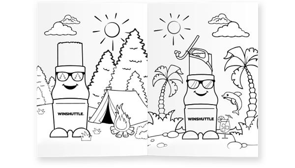 Brushy Coloring Book