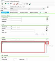 IW21 - Notification long text
