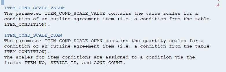 BAPI documentation snippet