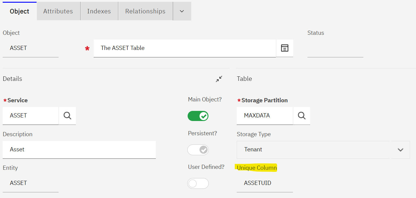 Doclinks to Asset Table Error converting data type varchar to bigint. Maximo Open Forum