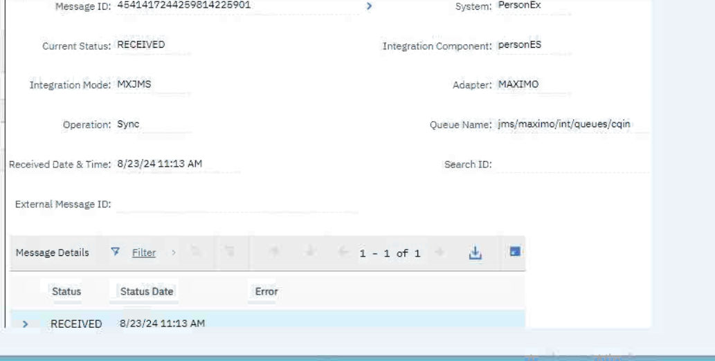 Record stuck in queue | Maximo Open Forum