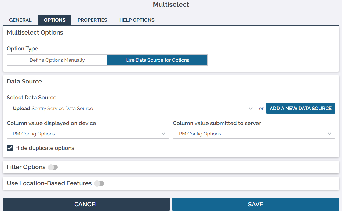 Multi-select questions with different formats on forms | General Discussion