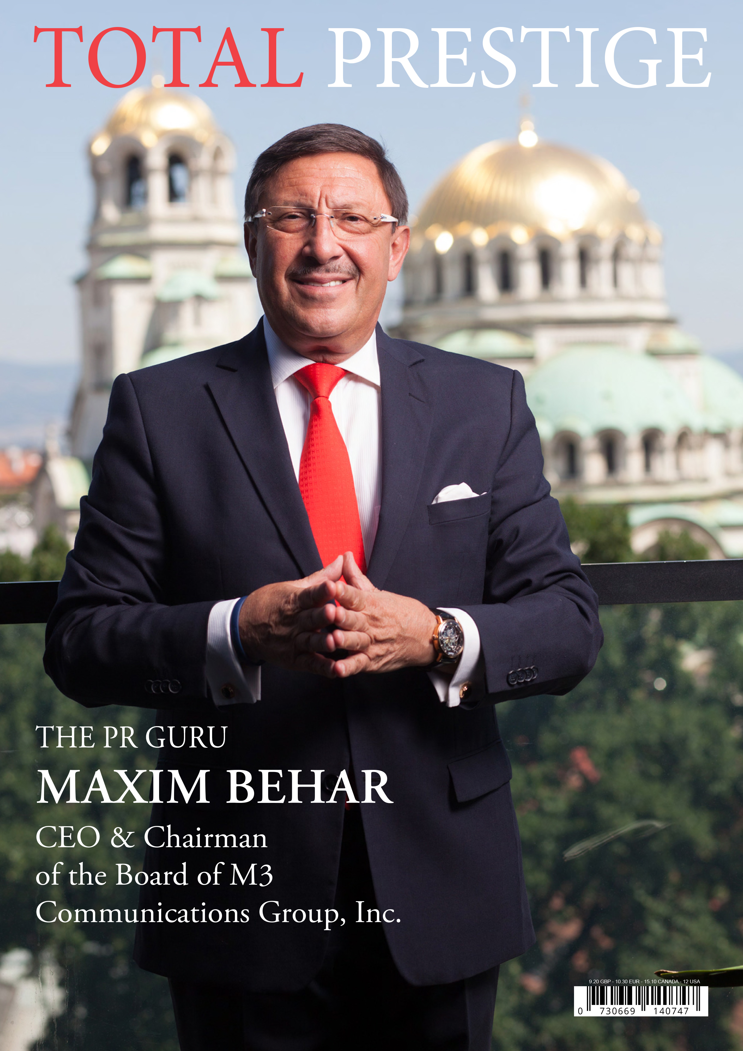 The Cover of Total Prestige Magazine