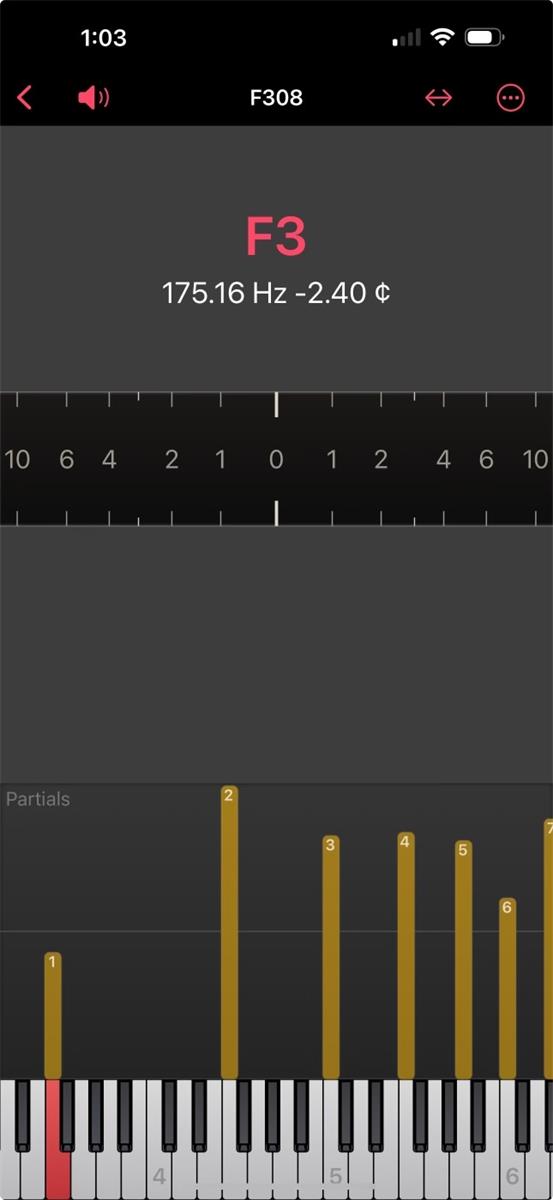 F3 from Pianoscope from Fazioli