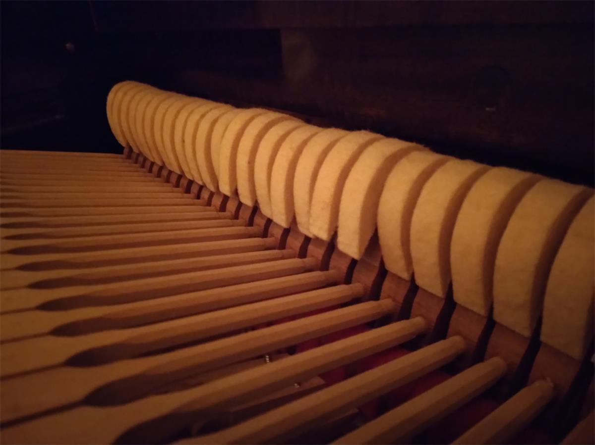 Unglued hammer felts Pianotech