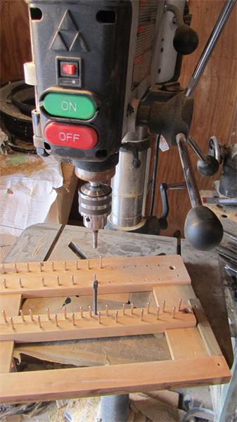 Front Pins Shimmed with Sandpaper - Press Fit