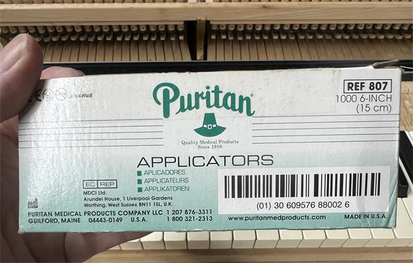 Applicator stick box