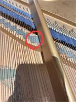 D5 location on a Kawai Grand