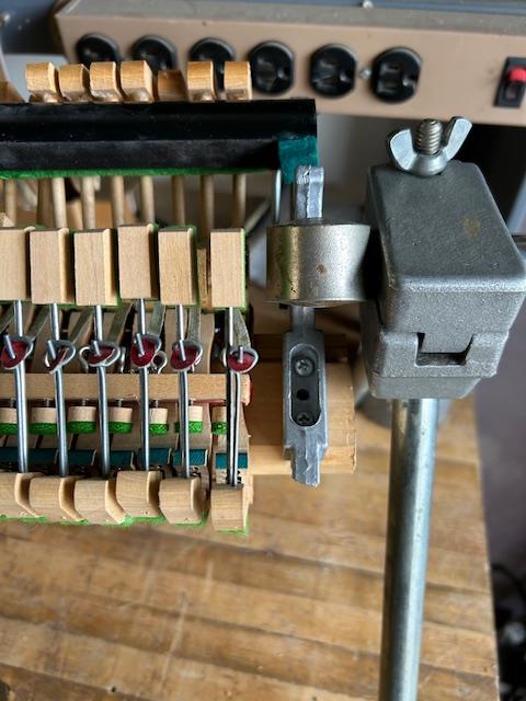 Action bracket broken off at the bottom.