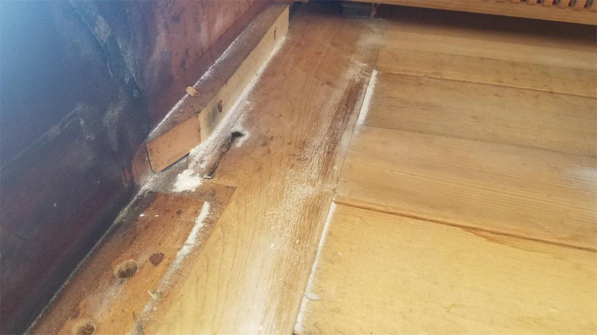 teflon accumulation in action cavity.