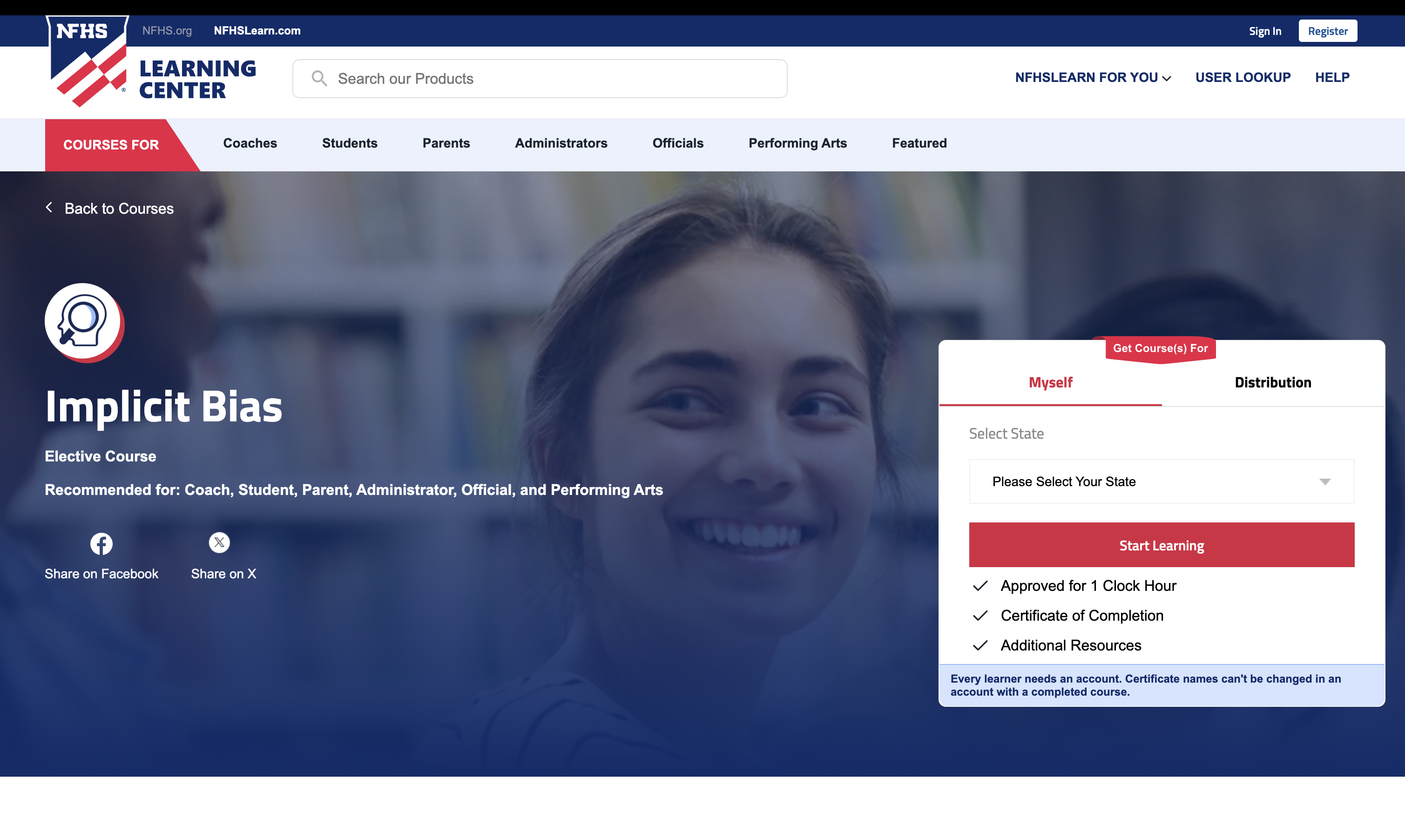 NFHS Implicit Bias Banner