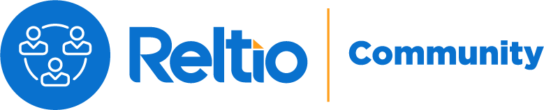 Reltio Community - OLD logo. This will take you to the homepage
