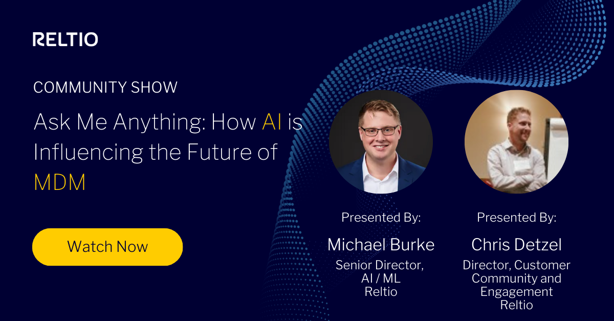 How AI is Influencing the Future of MDM - an Ask Me Anything - Show
