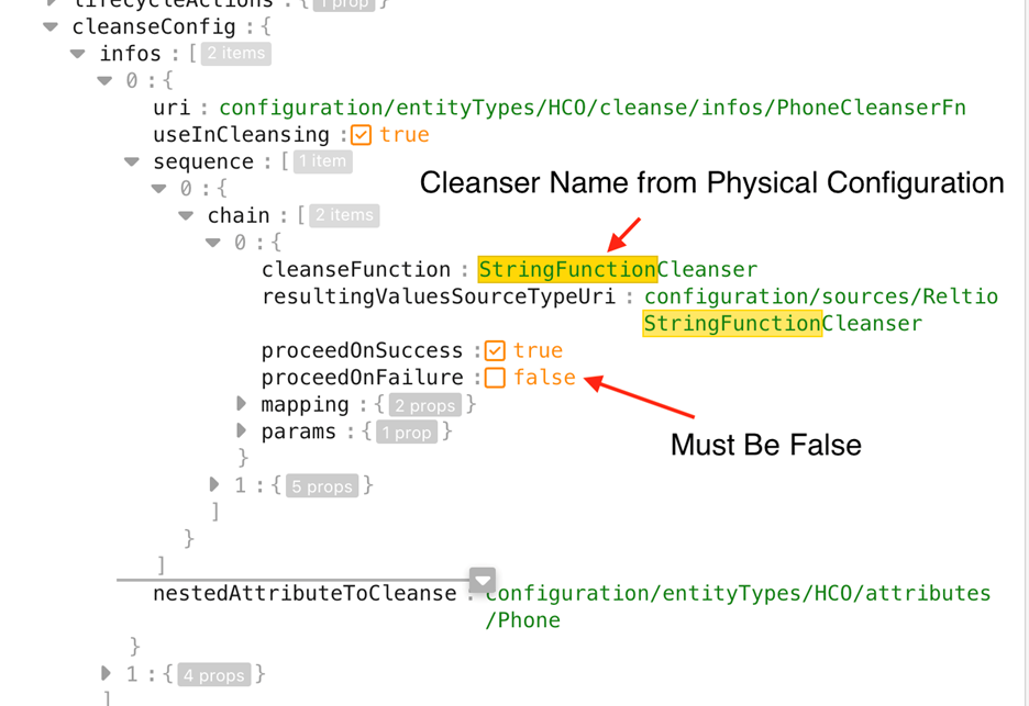 Conditionally Cleansing Attributes in Reltio