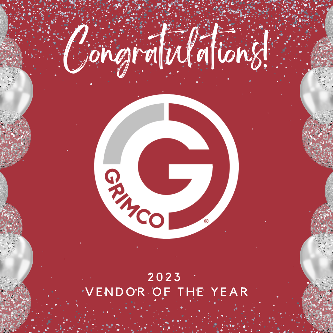 Congratulations to Grimco 2023 Vendor of the Year!!