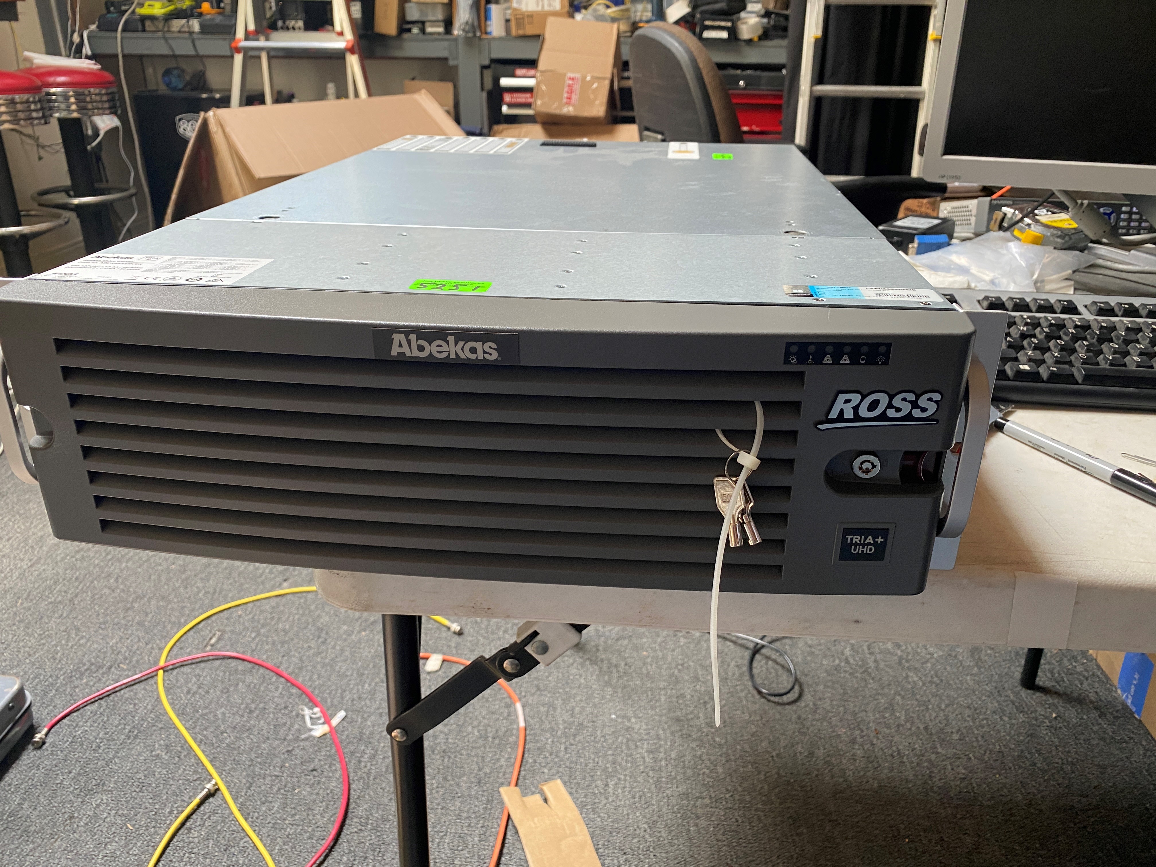 Ross Abekas Tria+ UHD 4K Video Production Server front