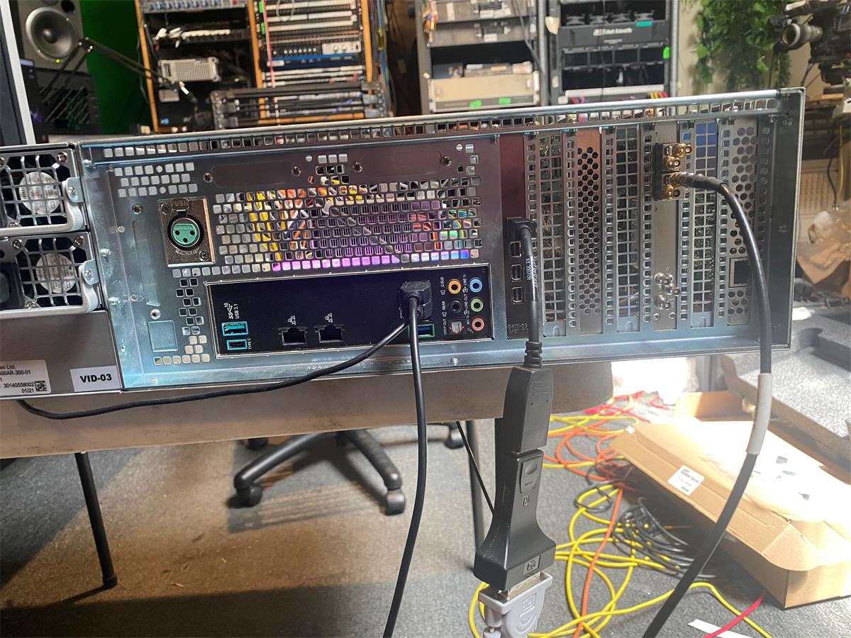 Ross Abekas Tria+ UHD 4K Video Production Server -REAR