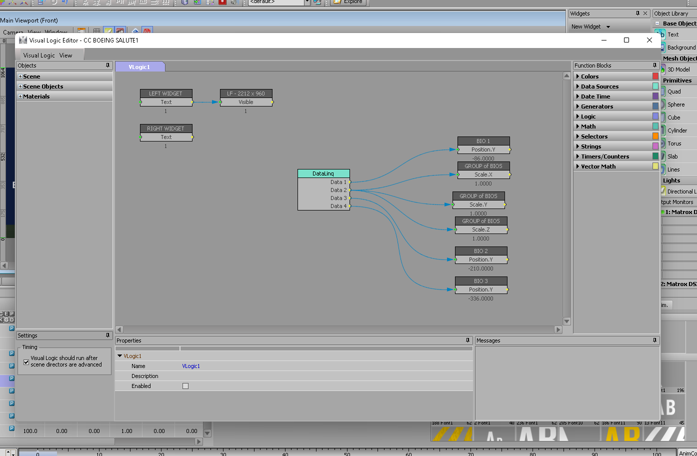 Datalinq in Visual logic | Graphics