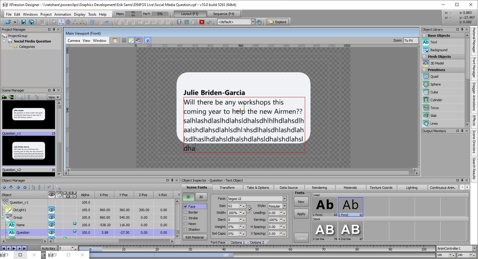 Vertical Expanding Box with Text | Graphics