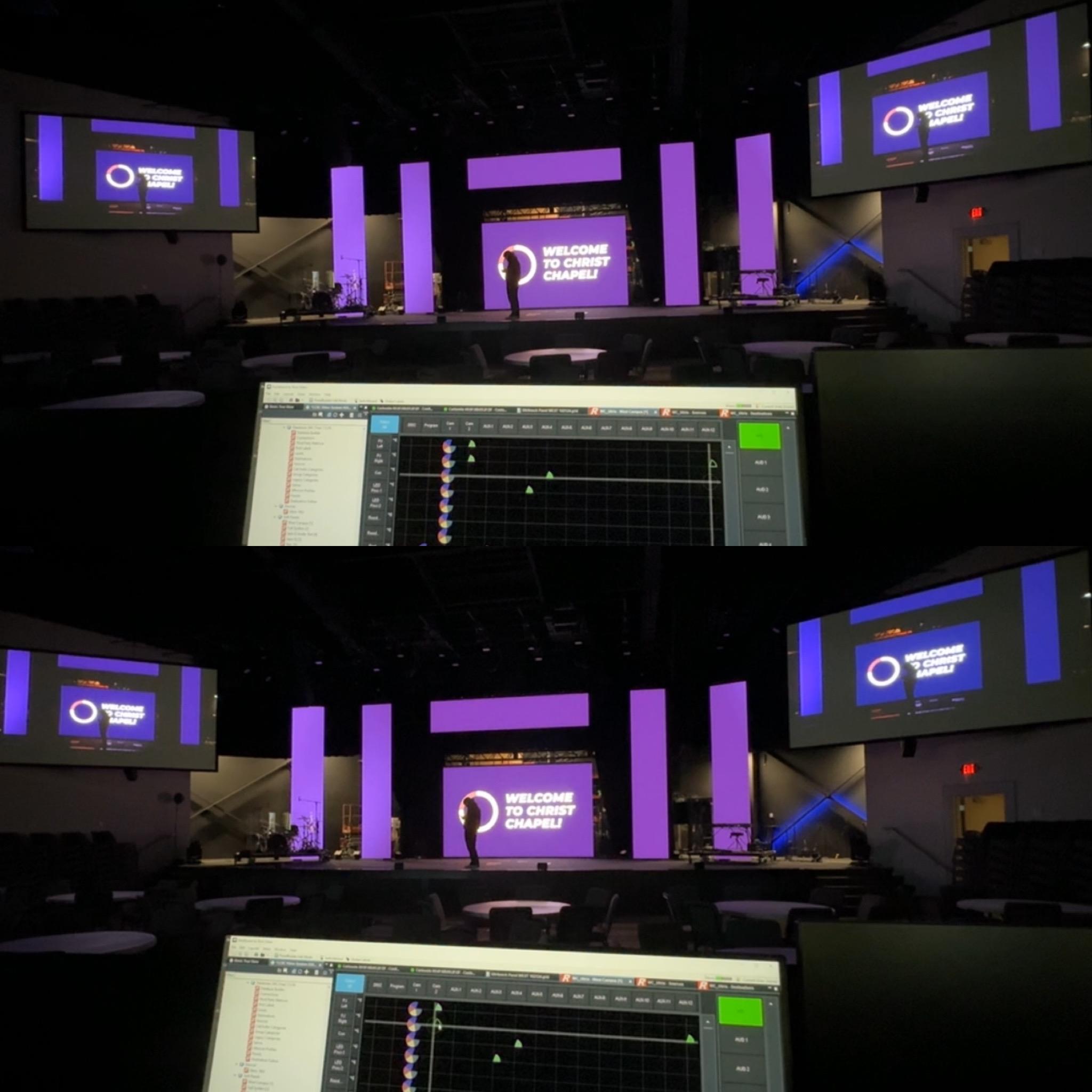 Right Proj Camera vs Camera through Aux