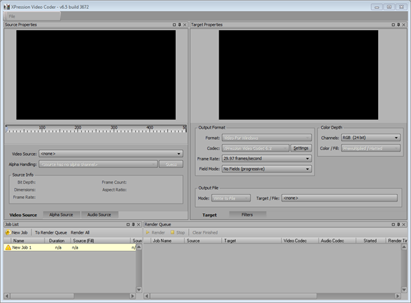 XPression Codec 2 10.5 comes in as n/a