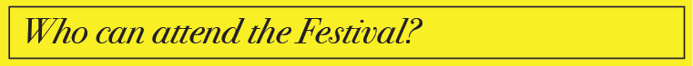 Who can attend the International Thespian Festival?