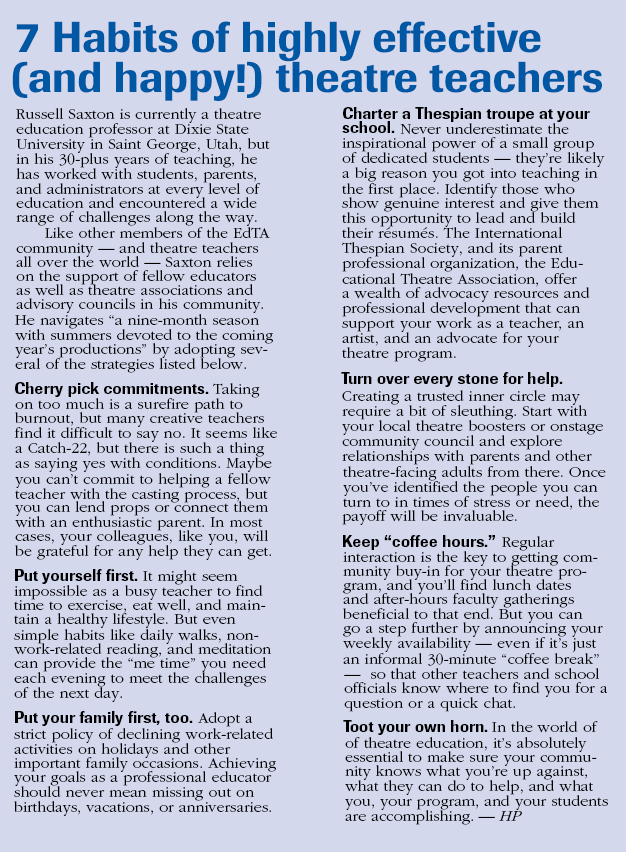 The Show Must Go On Edta Educational Theatre Association