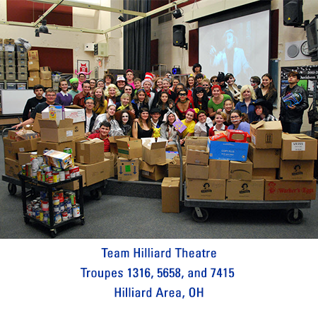 Team Hilliard Theatre, Troupes 1316, 5658, and 7415, Hilliard Area, OH