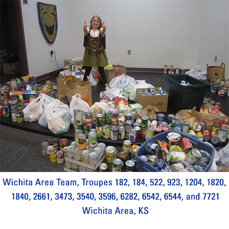Wichita Area Team, Troupes 182, 184, 522, 923, 1204, 1820, 1840, 2661, 3473, 3540, 3596, 6282, 6542, 6544, and 7721, Wichita Area, KS