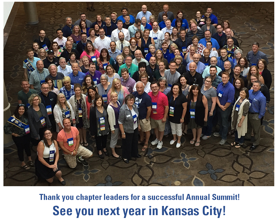 Group shot of EdTA's chapter leadership.