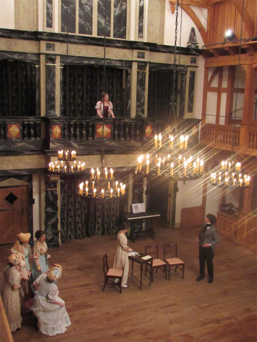 The 2019 Shenandoah Valley Governor's School of SENSE AND SENSIBILITY at the Blackfriars Theatre