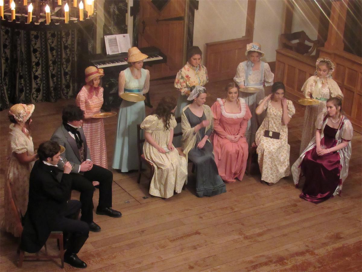 The 2019 Shenandoah Valley Governor's School of SENSE AND SENSIBILITY at the Blackfriars Theatre