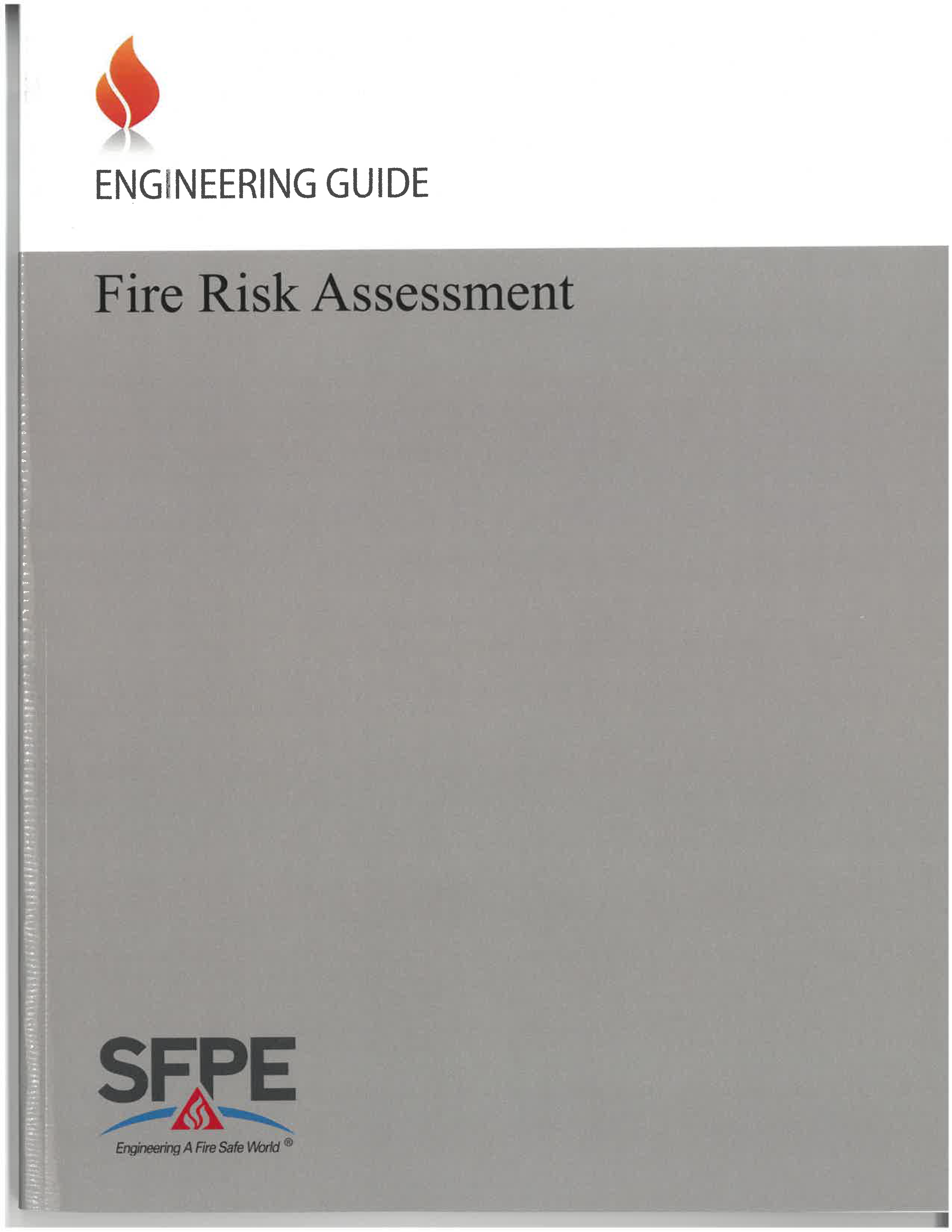 Fire Risk Assessment 2007 SFPE