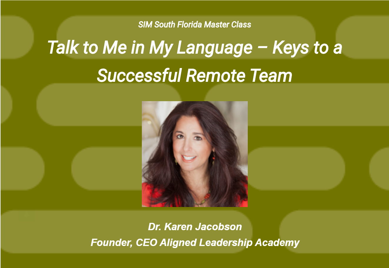Dr Karen Jacobson photo