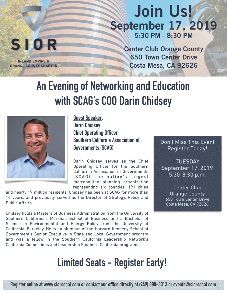 Networking Dinner - mySIOR